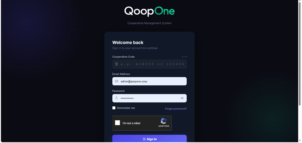 Login Page